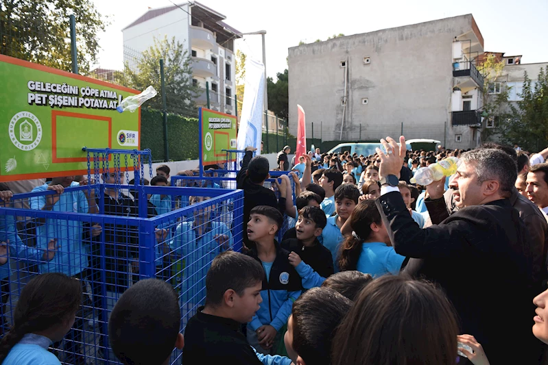 Yıldırım’da plastik atıklar çöp torbasına değil, basket potasına atılacak