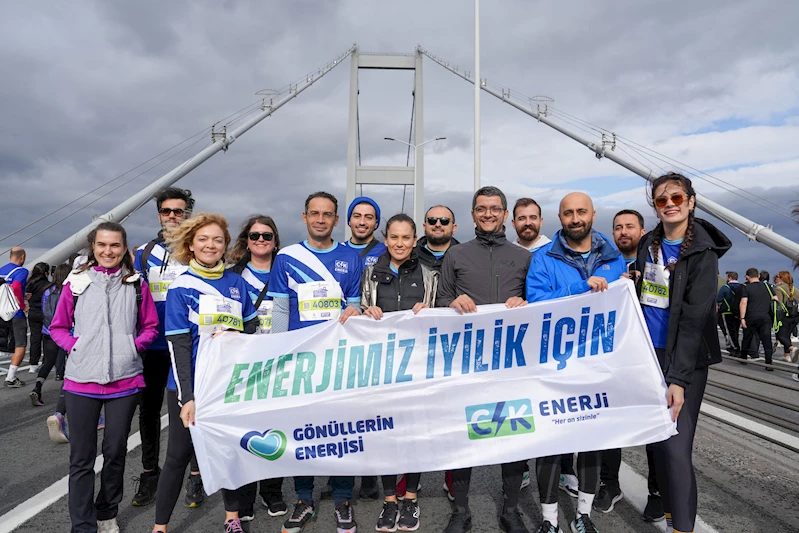 CK Enerji çalışanları, İstanbul Maratonu’nda ‘Eğitim Hakkı Projesi