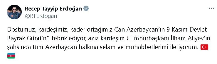 Cumhurbaşkanı Erdoğan, Azerbaycan