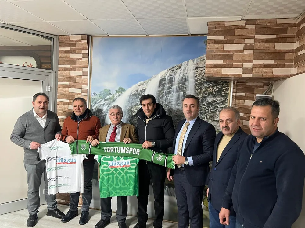 Tortumspor Yönetimi, İşadamı İskender Düzgün’ü Ziyarette Bulundu