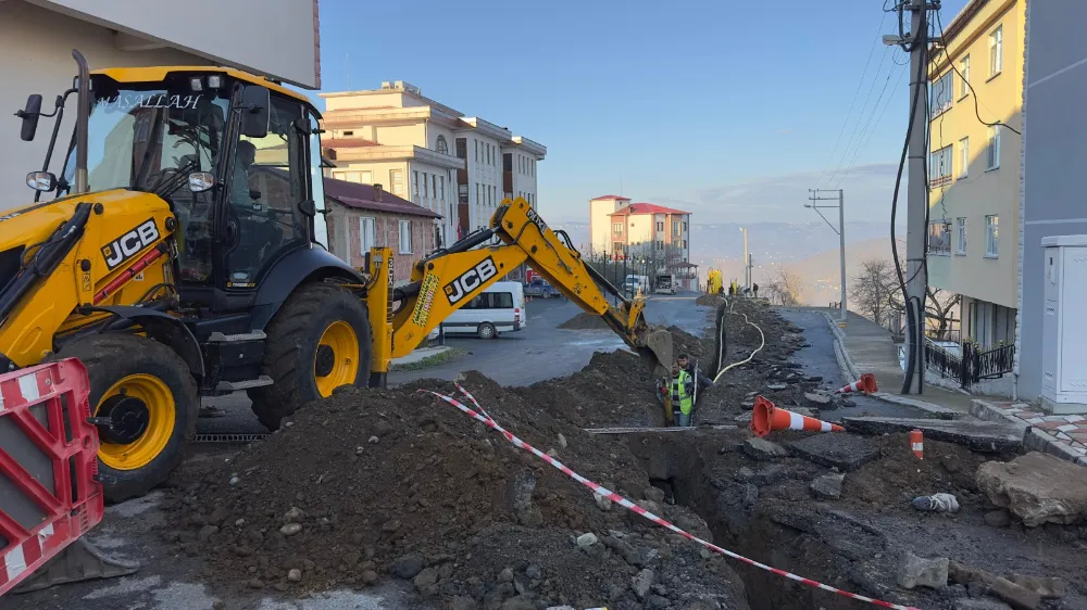 Ordu Kabadüz’de Doğalgaz Altyapı Çalışmaları Devam Ediyor