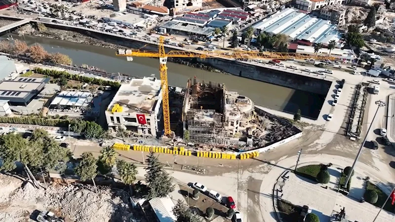 Hatay’ın tarihi meclis binasında restorasyon çalışması sürüyor 