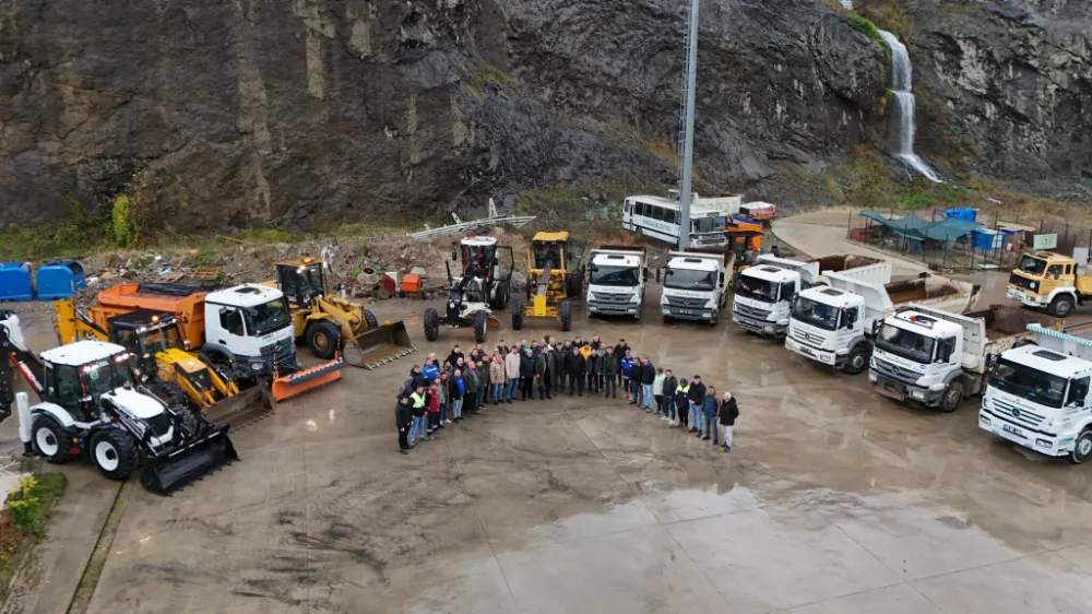 GİRESUN BELEDİYESİ KAR YAĞIŞI İÇİN HAZIR KITA