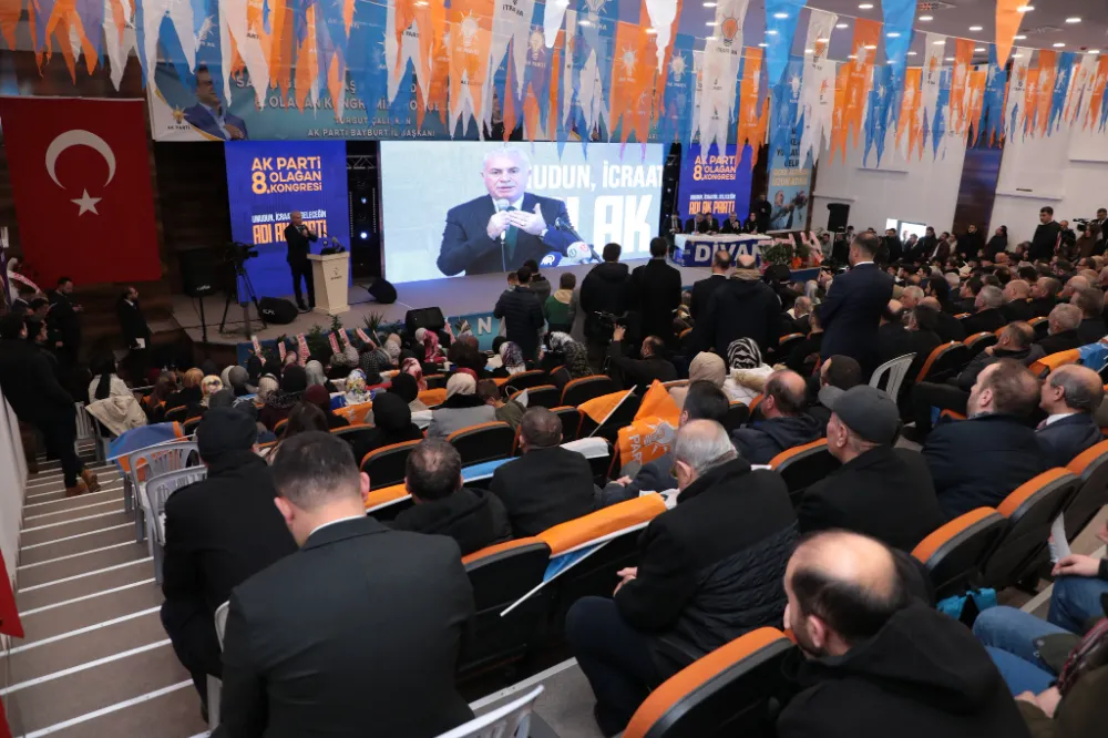 Başkan Memiş, AK Parti Bayburt 8. Olağan İl Kongresi