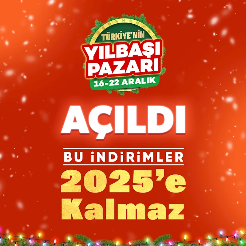 Online ‘Yılbaşı Pazarı’ Hepsiburada’da açıldı