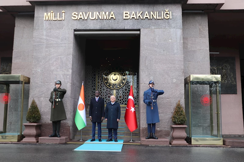 Bakan Güler, Nijerli mevkidaşı Mody ile bir araya geldi