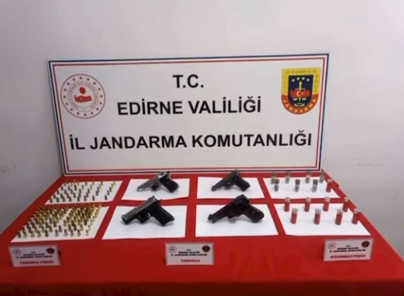 Edirne’de jandarmadan suç örgütüne operasyon: 8 gözaltı