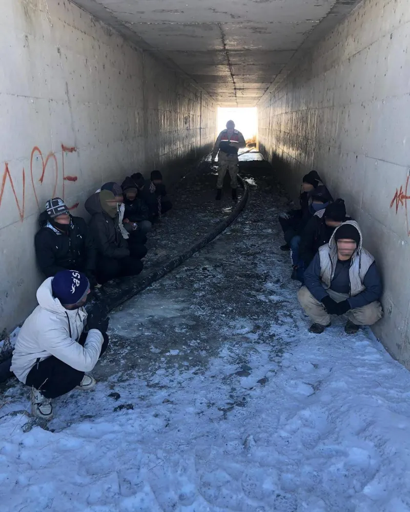 Erzurum Valiliği, Düzensiz Göçmenlere Yönelik Operasyon Düzenledi