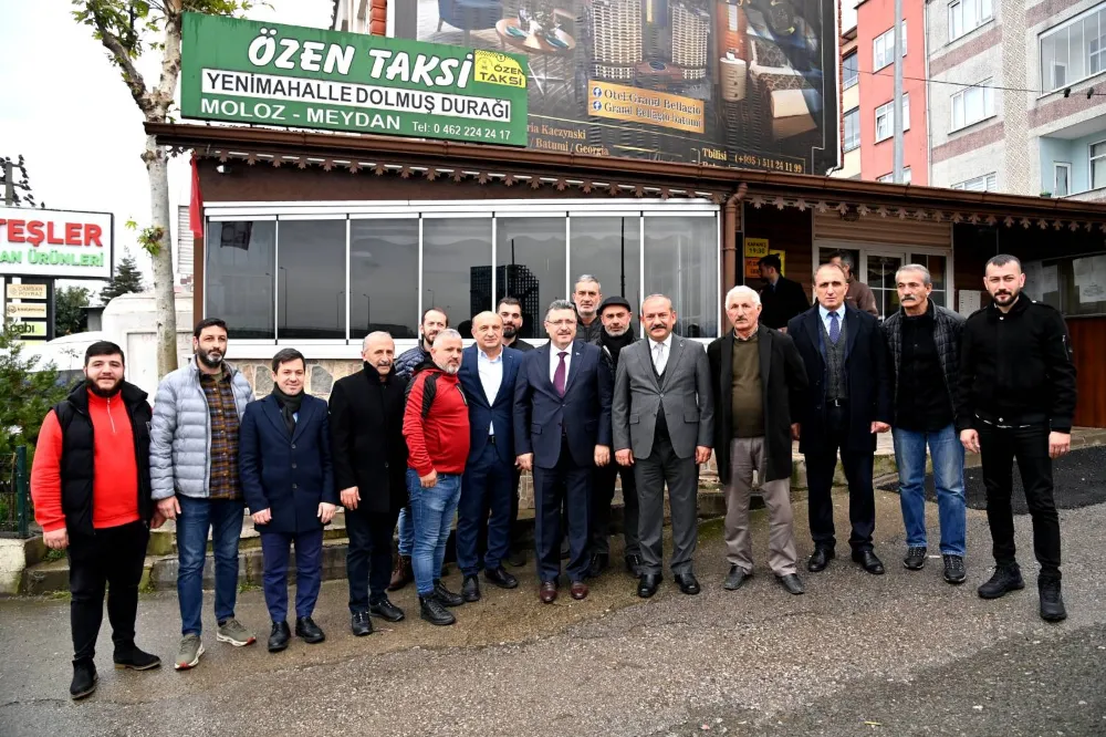 Trabzon’da Ulaşımda Verimlilik Artacak Başkan Genç Şoför Esnafıyla Görüştü