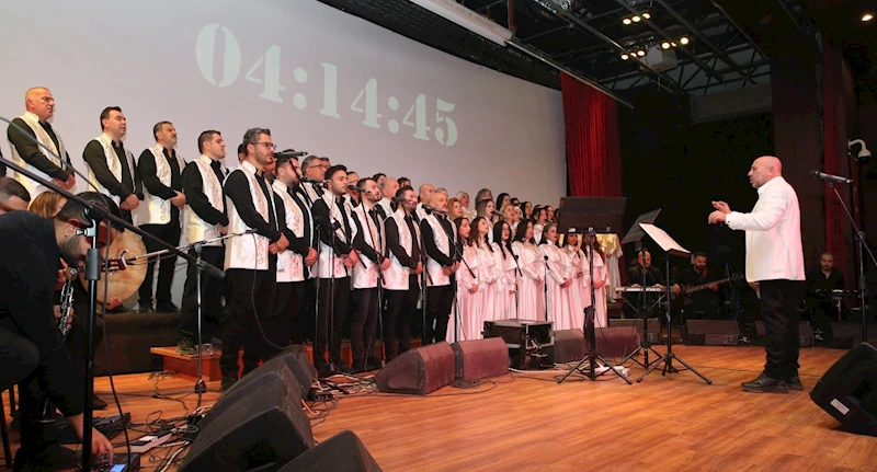 Antakya Medeniyetler Korosu, konserlerin finalini Hatay’da yaptı 