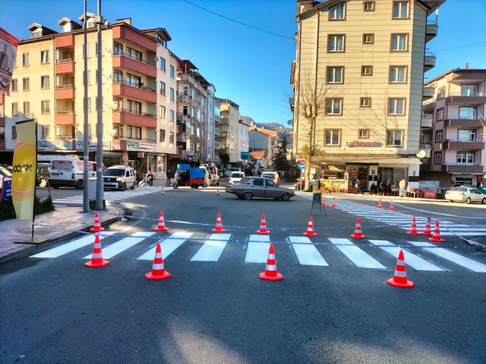 Ordu Büyükşehir Belediyesi Trafik Güvenliğini Artırmak İçin Çalışmalarını Sürdürüyor