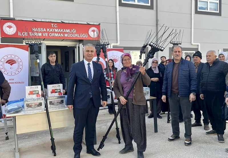 Hatay’da 39 zeytin çiftçisine malzeme yardımı 