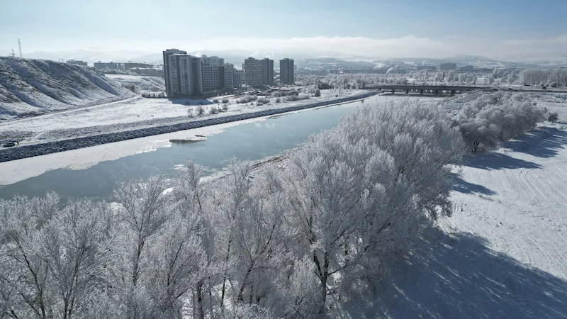 Sivas buz kesti, Kızılırmak Nehri kısmen dondu