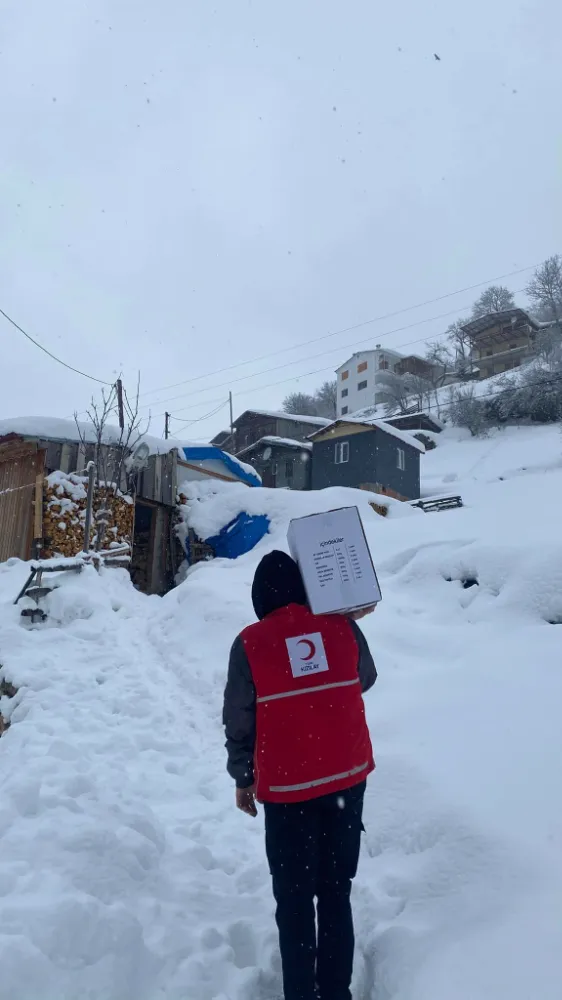 Türk Kızılay Rize’den Kış Aylarında Umut Yolculuğu