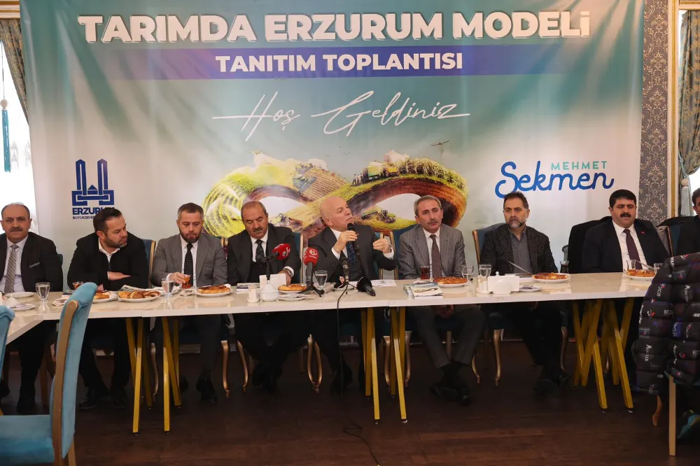 Erzurum’dan Tarımda Yenilikçi Bir Adım Tarımda Erzurum Modeli Kitabı Tanıtıldı