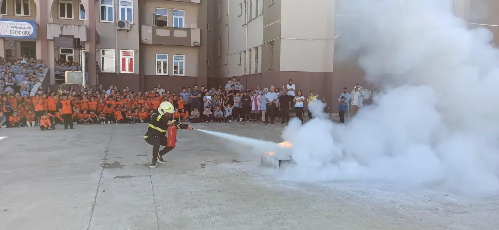 Ordu Büyükşehir Belediyesi 22 Bin 525 Öğrenciye Yangın Güvenliği Eğitimi Verdi