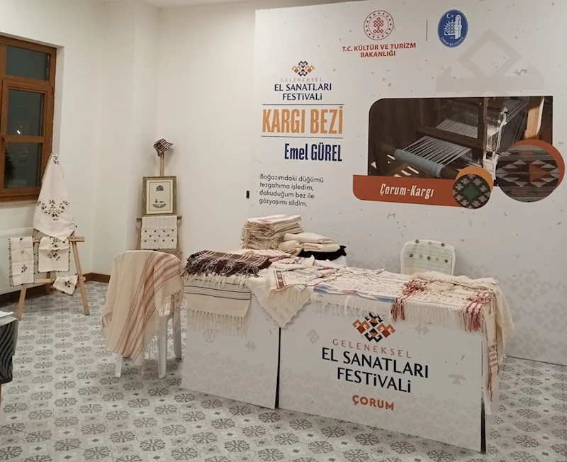 Kargı Bezi Geleneksel El Sanatları Festivalinde tanıtıldı