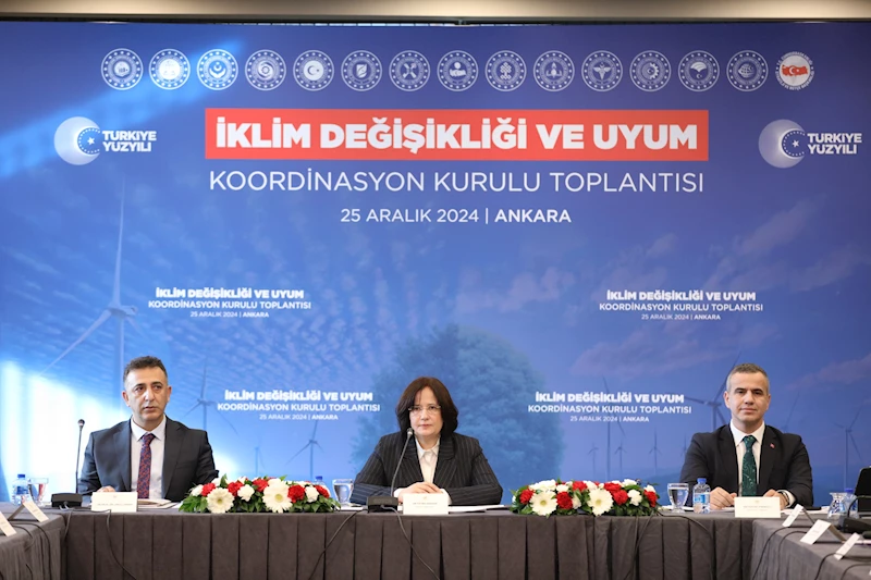 İklim Değişikliği ve Uyum Koordinasyon Kurulu toplandı