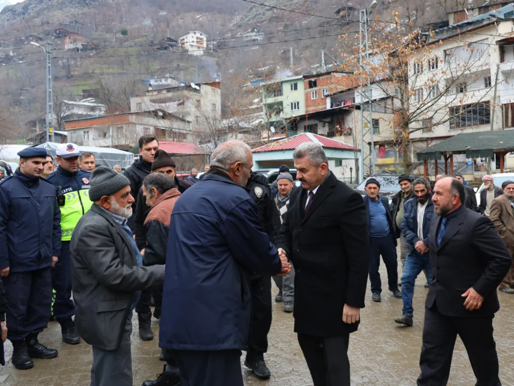 Artvin Valisi Dr. Turan Ergün, Ortaköy Köyünün Vatandaşlarıyla Buluştu