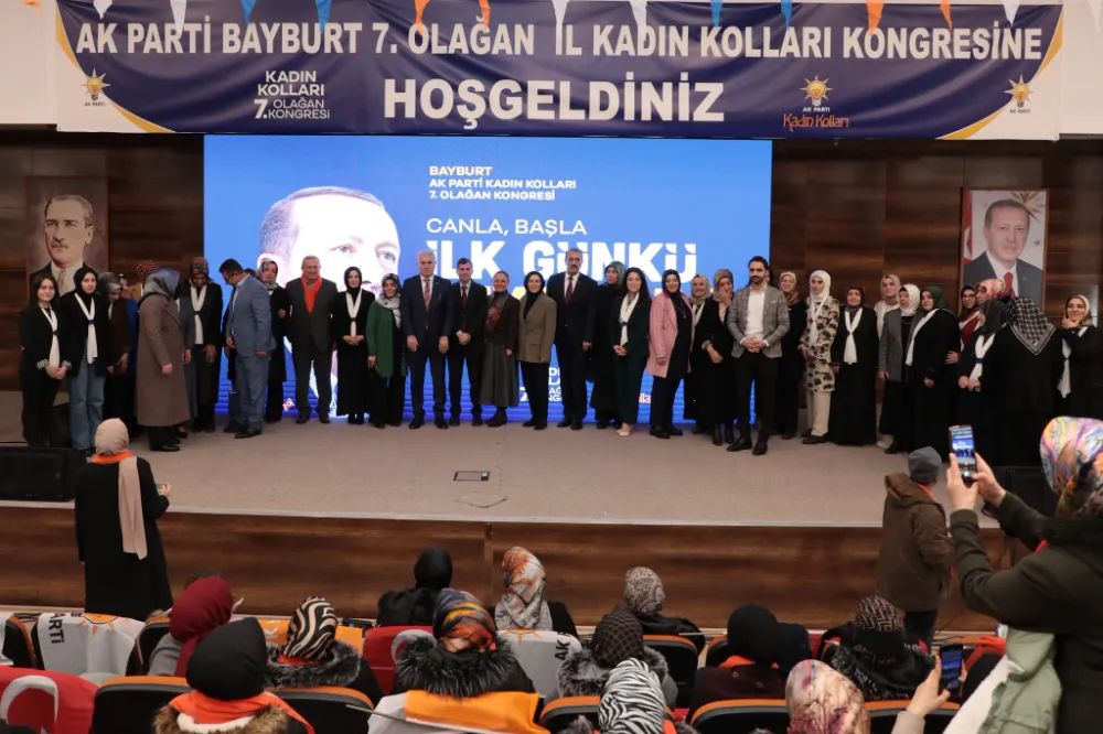 Bayburt Belediye Başkanı Mete Memiş, AK Parti Kadın Kolları Kongresi