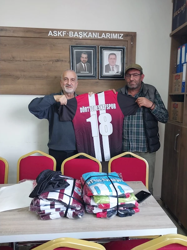 Hataylı amatör spor kulüplerine forma desteği 