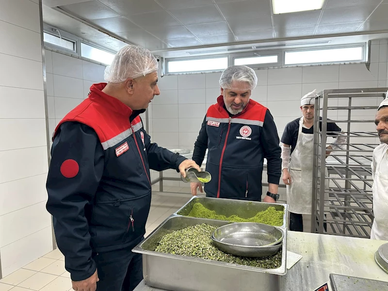 Hatay’da yılbaşı öncesi tatlı imalathanelerine sıkı takip 