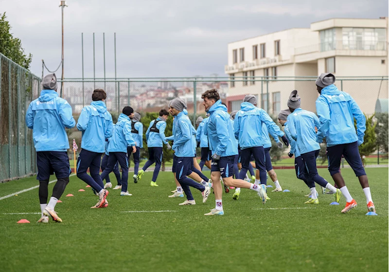 Trabzonspor, Samsunspor maçının hazırlıklarını sürdürdü