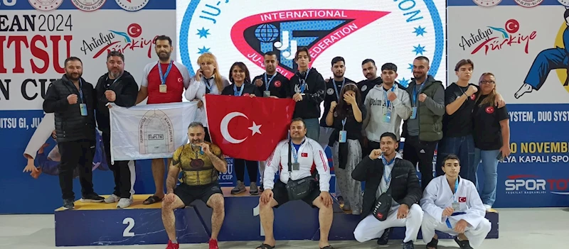 Mardinli sporcular, Avrupa Jujitsu Açık Kupası’nda 17 madalya kazandı 