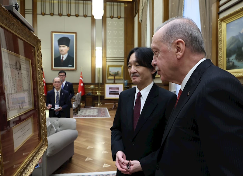 Cumhurbaşkanı Erdoğan, Japonya Veliaht Prensi Fumihito