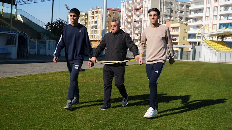 Görme engelli kardeşler, atletizmle yaşama sarıldı