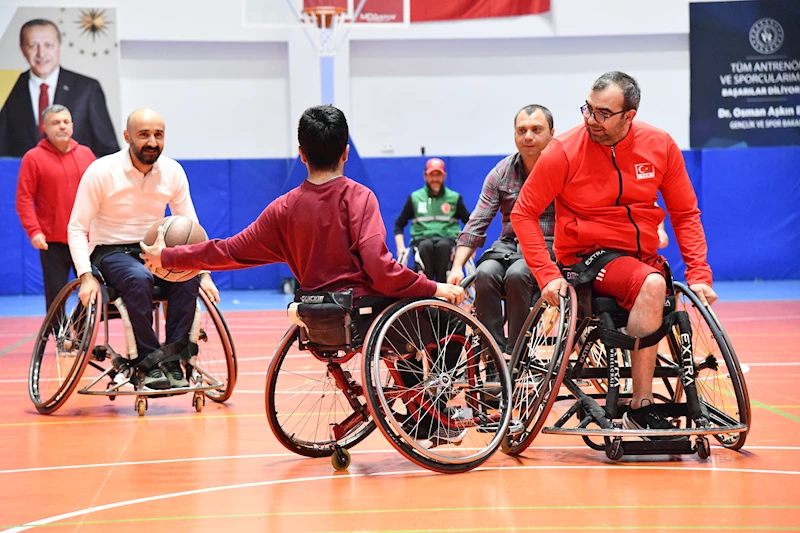 Osmaniye’de farkındalık oluşturan basketbol maçı 