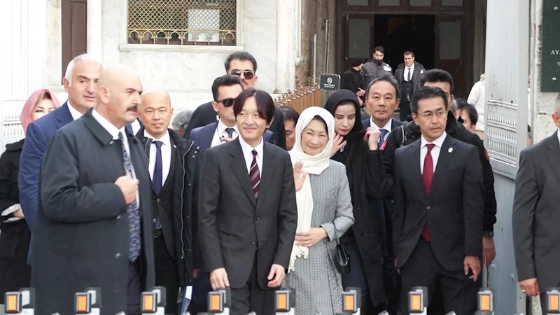 İstanbul- Japonya Veliaht Prens ve Prensesi, Ayasofya Camii