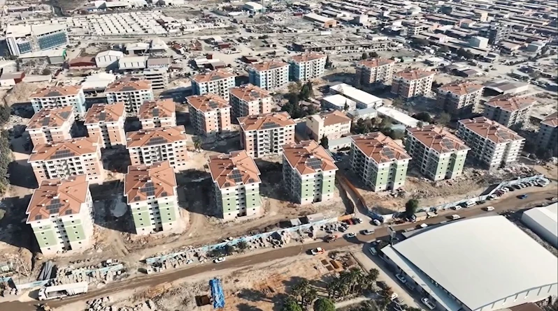 Hatay’ın yeni yaşam alanı 600 konutlarda sona gelindi 