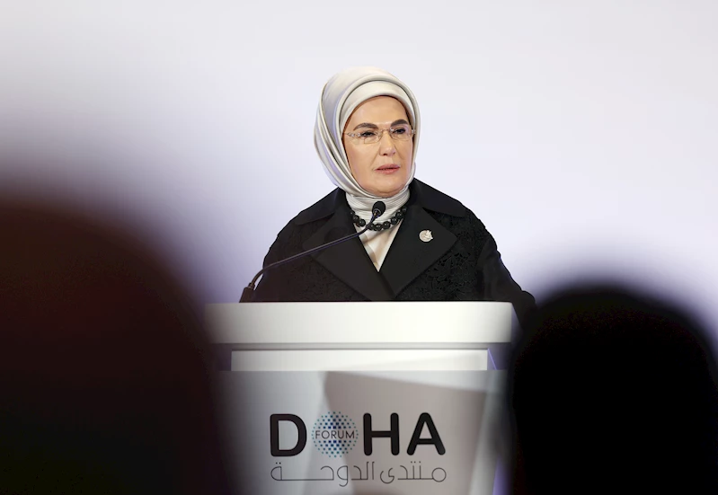 Emine Erdoğan, Doha Forum 2024 programında konuştu