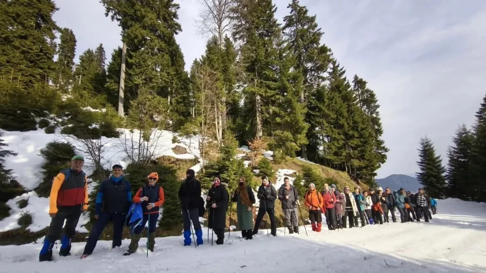 Trabzon’da Sağlıklı Yaşam İçin Adımlar Atıldı, Doğa Yürüyüşü Yapıldı