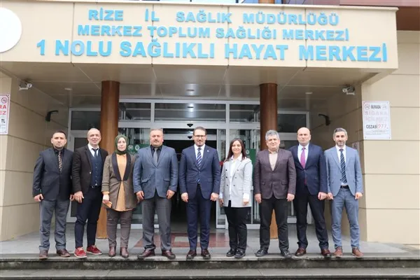 Sağlık Bakan Yardımcısı Birinci’den Rize İl Sağlık Müdürlüğü’ne ziyaret