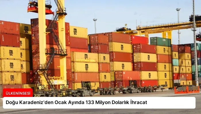 Doğu Karadeniz’den Ocak Ayında 133 Milyon Dolarlık İhracat