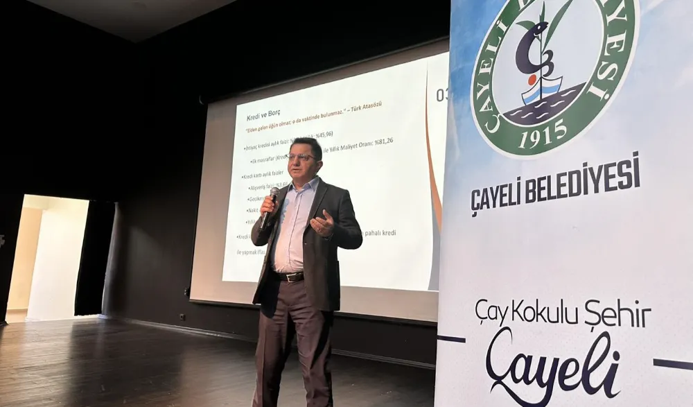 Çayeli Belediyesi öğrencilere motivasyon konferansı düzenledi