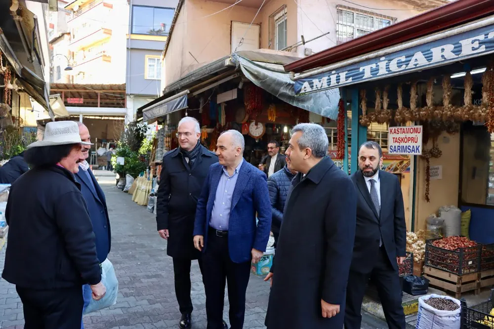 Vali Baydaş ve Başkan Metin Yeni Orta Cami