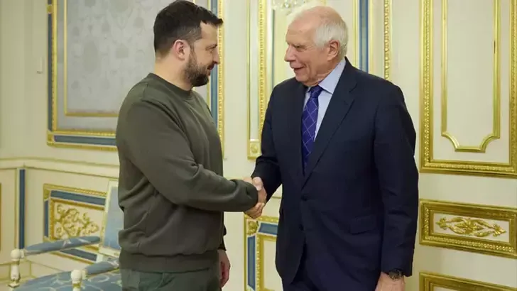 Borrell, Zelenski ile Kiev’de bir araya geldi