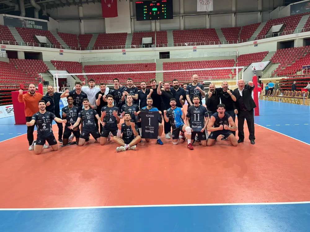 Erkekler voleybolda Altekma ve Milas Belediyespor finalde