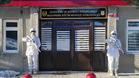 ERZURUM Komandoların eksi 25 derecede zorlu eğitimi