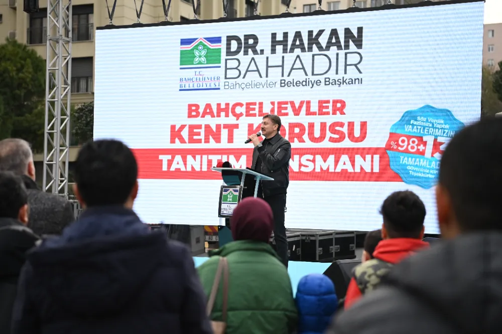 Bahçelievler’de ‘Kent Korusu’ projesinin lansmanı yapıldı