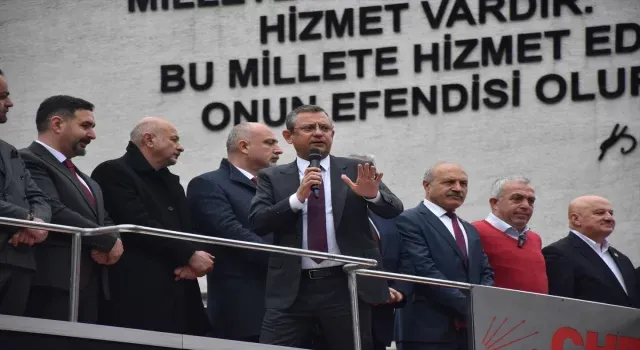 CHP Genel Başkanı Özel, Artvin mitinginde konuştu