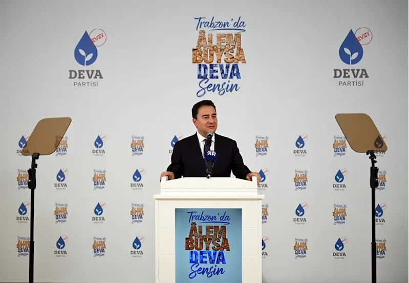 DEVA Partisi Genel Başkanı Ali Babacan, Trabzon