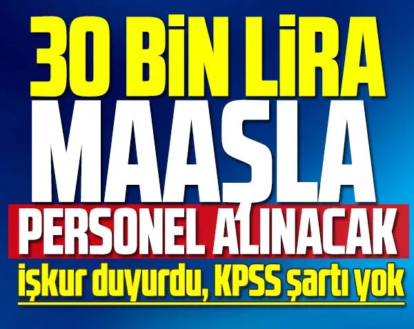 İŞKUR DUYURDU: KPSS