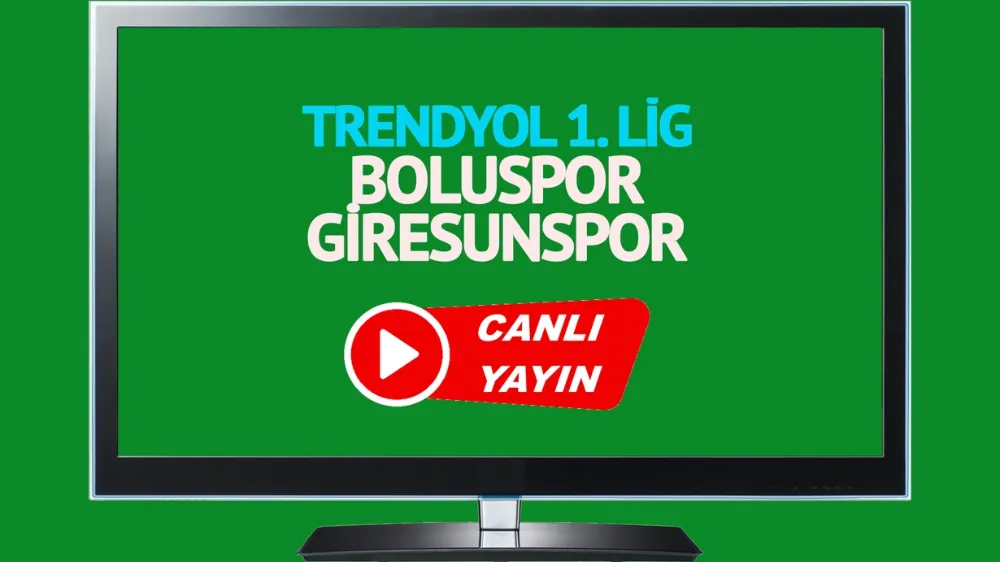 CANLI MAÇ SKORU! Boluspor - Giresunspor maçı canlı izle!