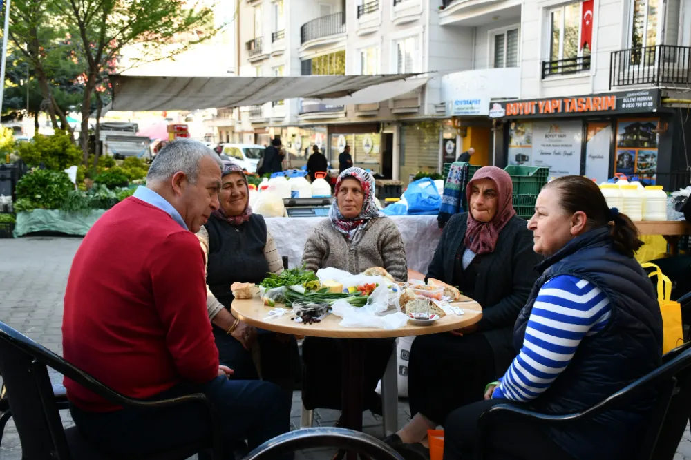 Belediye Başkanı Bilgehan Erdem, Pazarcı Esnafıyla Kahvaltıda Buluştu