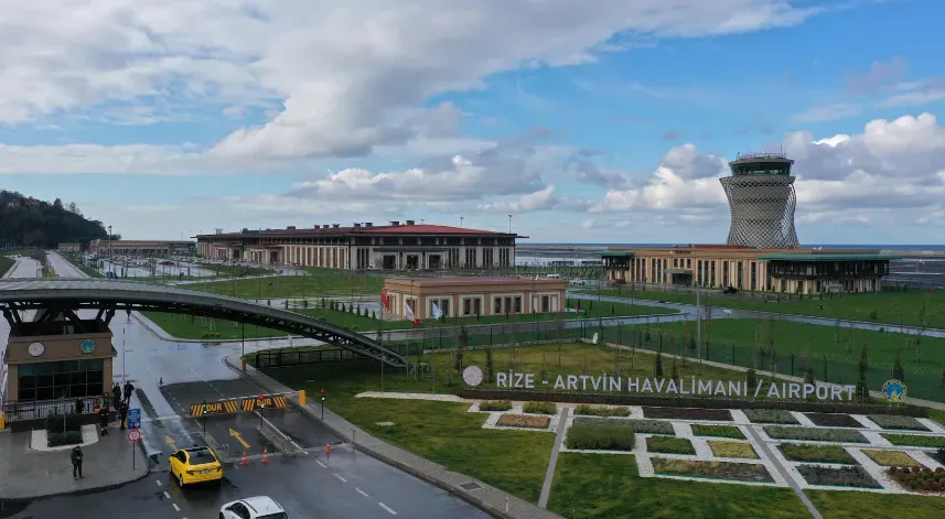 Rize-Artvin Havalimanı nisanda 97 bin yolcuya hizmet verdi