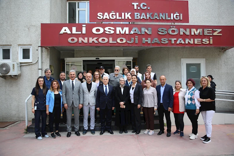 Büyükşehir Belediye Başkanı Bozbey,  Bursa Ali Osman Sönmez Onkoloji Hastanesi